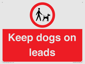 Keep dogs on leads